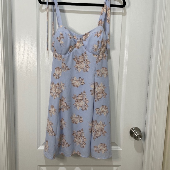 Blue floral dress - Picture 1 of 5